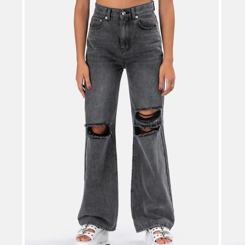 Adika Blaine Ripped Black Jeans!